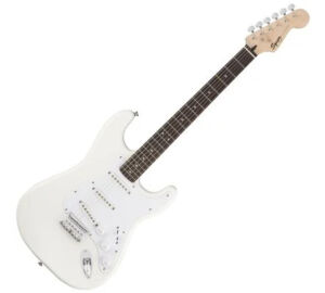 Fender Squier Bullet Stratocaster HT IL Arctic White elektromos gitár