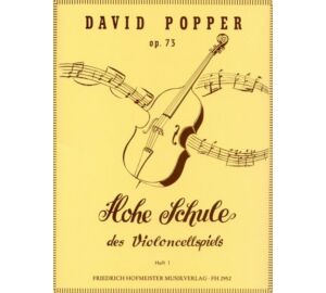 Popper David Hohe Schule 1 des Violoncellspiels Op.73