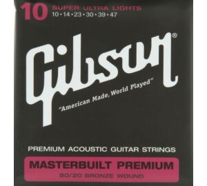 Gibson SAG BRS10 Super Ultra Light 010-047 akusztikus gitárhúr szett
