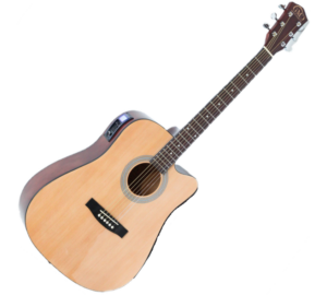 GMC-29HCE Natur Cutaway Elektro-akusztikus gitár 