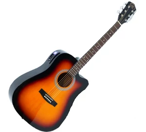 GMC-29HCE Sunburst Cutaway elektro-akusztikus gitár