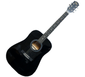 GMC-229 BK ausztikus gitár