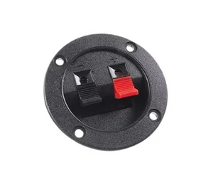 GNI0238 2 pólusú kerek Beépíthető hangfal csatlakozó