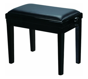 Grand HY-PJ023-BLK-GL állítható magasság 47,5-56,5 cm Black Gloss Vinyl fekete felületű zongorapad