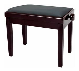 Grand HY-PJ023 Rosewood állítható magasság 47,5-56,5 cm Minőségi tömörfából készült zongorapad