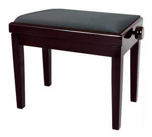 Grand HY-PJ023 Rosewood állítható magasság 47,5-56,5 cm Minőségi tömörfából készült zongorapad