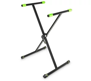 Gravity KSX 1 fekete acél duplán megerősített X lábú állvány