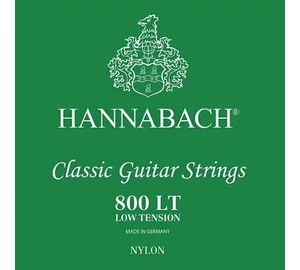 Hannabach 800 LT Low Tenson 0.71-1.09 zöld klasszikus gitárhúr szett
