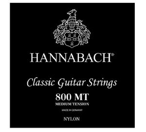Hannabach 800-MT Medium Tension 028-044 fekete klasszikus húr