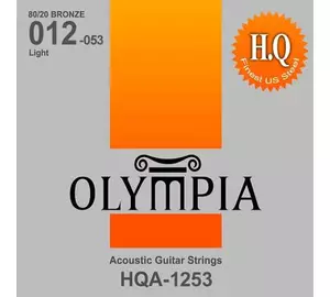 Olympia HQA-1253 Bronze 80/20 Ball End 012-053 akusztikus húr szett
