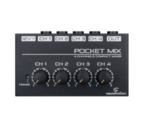 Soundsation POCKET-MIX-4 csatornás mini keverő