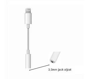 Iphone 7 Audio adapter M0751 Lightning dugó - 3,5mm jack aljzat átalakító