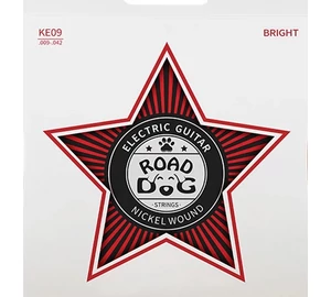Road Dog KE09 Bright 9-42 Nickel elektromos gitárhúr szett