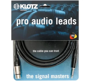 Klotz M1FP1K0200 XLR-JACK kábel 2m