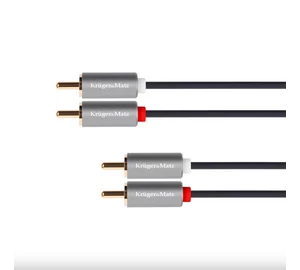 Krüger&Matz KM1211 Krüger&Matz 2RCA - 2RCA kábel, 3m