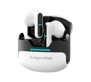 Krüger&Matz KMPM8-W fehér színű Sztereó bluetooth fülhallgató mikrofonnal