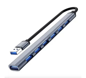 KOM0752D 7 portos USB HUB, 1db USB 3.0 és 6db USB 2.0 aljzat