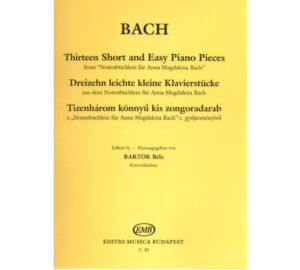 Bach Tizenhárom könnyű kis zongoradarab
