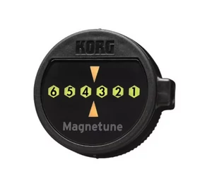 Korg MG-1 kompakt gitárhangoló 360°-ban forgatható mágnessel és LED kijelzővel