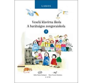 Lakos A barátságos zongoraiskola 1 (szlovák-magyar kiadás, CD melléklettel)