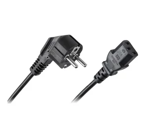 KPO2772-5 Számítógép hálózati tápkábel, földelt 3pin, 5m