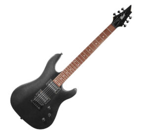 Cort KX100-BKM fémes fekete elektromos gitár