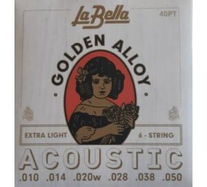 LaBella 40PT Extra Light 010-050 akusztikus húr szett