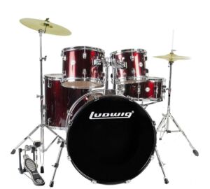Ludwig LC-17514 Accent Combo Drive szett Wine Red
