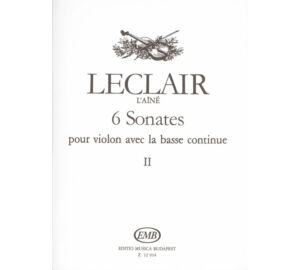 Nagy Olivér, Pallagi János Leclair, Jean-Marie ("le cadet") 6 sonates 2