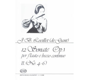 Orbán György Loeillet, Jean-Baptiste (de Gant) 12 sonate 2 No. 4-6 Op. 1