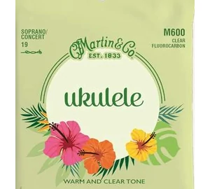 Martin M600 Clear Fluorocarbon szoprán ukulele húrszett