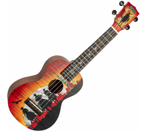 Mahalo MA2WW Artist Elite Series Tokkal Koncert ukulele Wild West