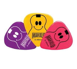 Mahalo Smiley Picks Ukulele 3 darabos pengető 0,46 mm