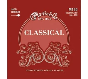 Martin M-160 High Tension, Silverplated, Ball End 028 - 043 klasszikus gitárhúr szett