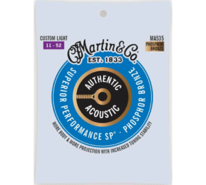 Martin MA535 Authentic Foszfor bronz Ball End Light 011-052 akusztikus gitárhúr szett