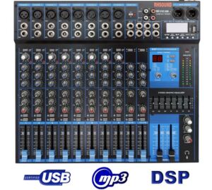 Rh Sound MC 1202LUSB Profi ultra Low-Noise, USB keverő