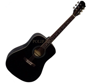 MSA CW170-BK Fekete Akusztikus gitár