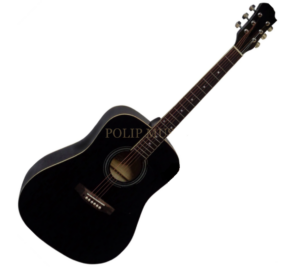 MSA CW170-BK Fekete Akusztikus gitár