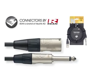 Stagg NAC1PXMR mono Jack- XLR  audio kábel 1m