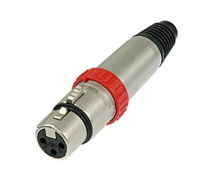 Neutrik NC3FXS 3 pólusú anya FX kábelcsatlakozó BE-KI kapcsolóval