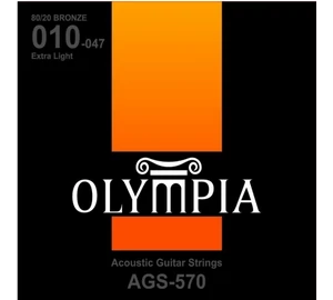 Olympia AGS 570 Extra Light 010-047 akusztikus gitárhúr szett