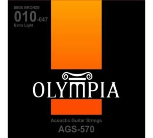 Olympia AGS 570 Extra Light 010-047 akusztikus gitárhúr szett