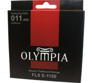 Olympia FLSE-1150 Sima (Flat Wound) Medium Scale 011-050 elektromos gitárhúr
