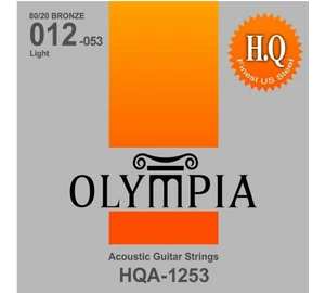 Olympia HQA-1253 Bronze 80/20 Ball End 012-053 akusztikus gitárhúr szett