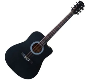 Pasadena SG028C Black Akusztikus gitár