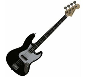 Pasadena STB-202B fekete 4 húros elektromos Jazz Bass stílus basszusgitár