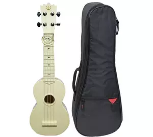 Pasadena WU-21WH SET Szoprán ukulele tokkal Fehér 