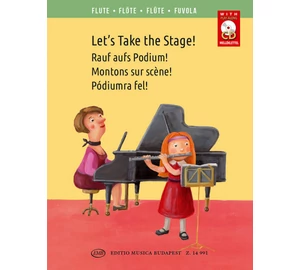 Pódiumra fel! Könnyű előadási darabok ifjú fuvolásoknak Kotta és CD