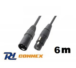 Power Dynamics Connex XLR m - XLR p PREMIUM mikrofonkábel 6m