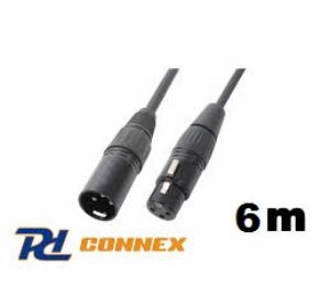 Power Dynamics Connex XLR m - XLR p PREMIUM mikrofonkábel 6m